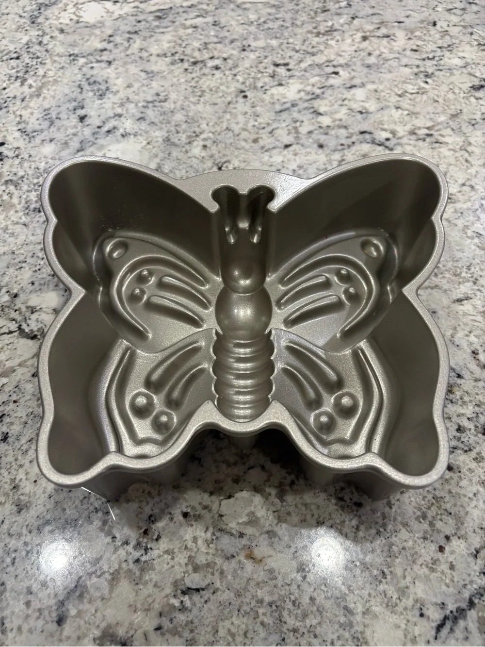 Nordic Ware Platinum Butterfly Cake Pan - 9 Cup Cast Aluminum Mold